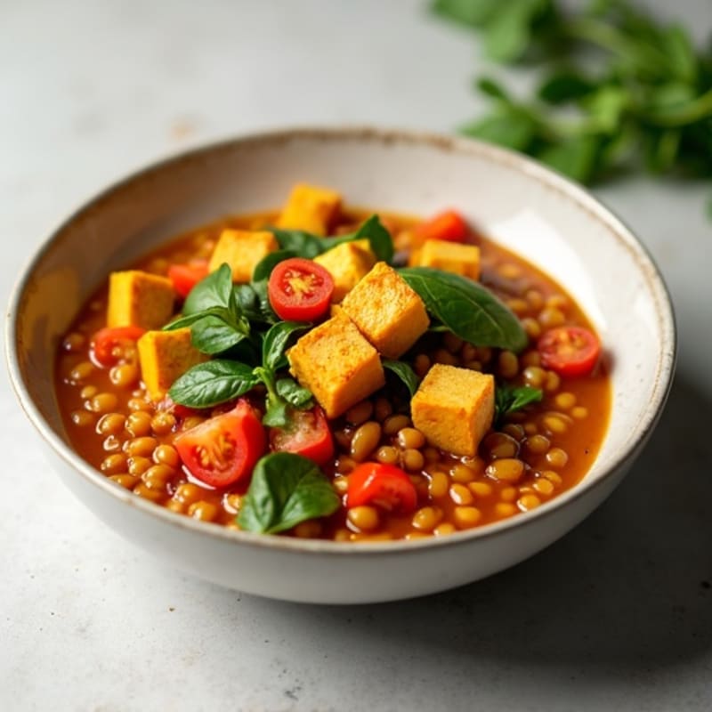 Hearty Red Lentil Coconut Curry