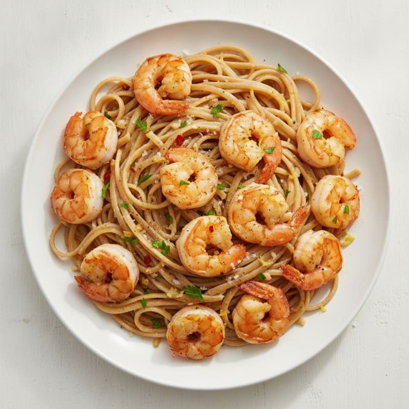 Garlic Shrimp Scampi with Linguine