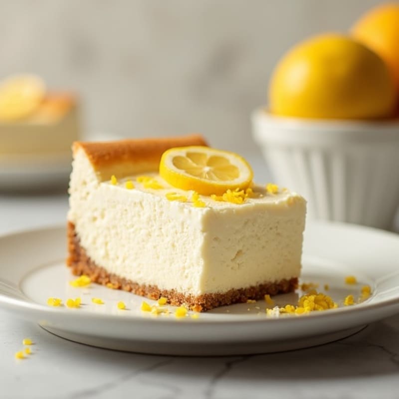 Creamy Greek Yogurt Protein Cheesecake