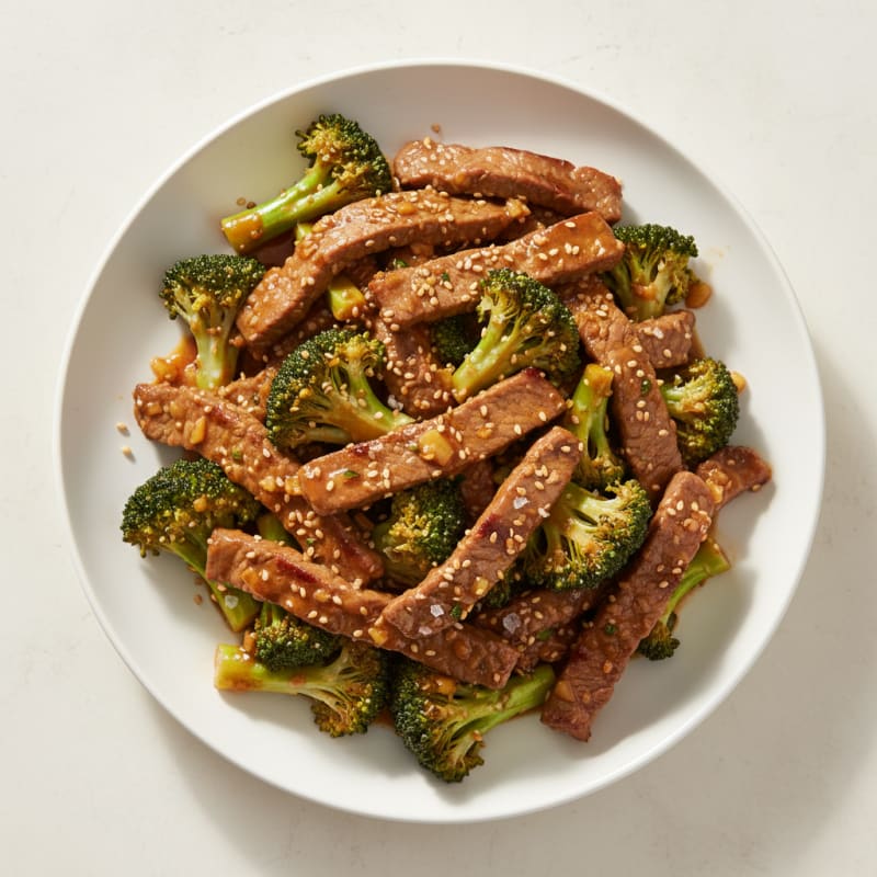 Sesame Beef and Broccoli Stir-Fry