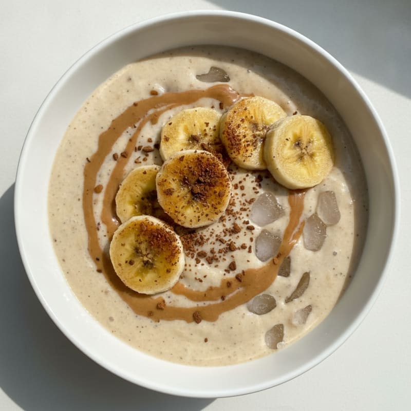 Vanilla Bean Coffee Banana Smoothie