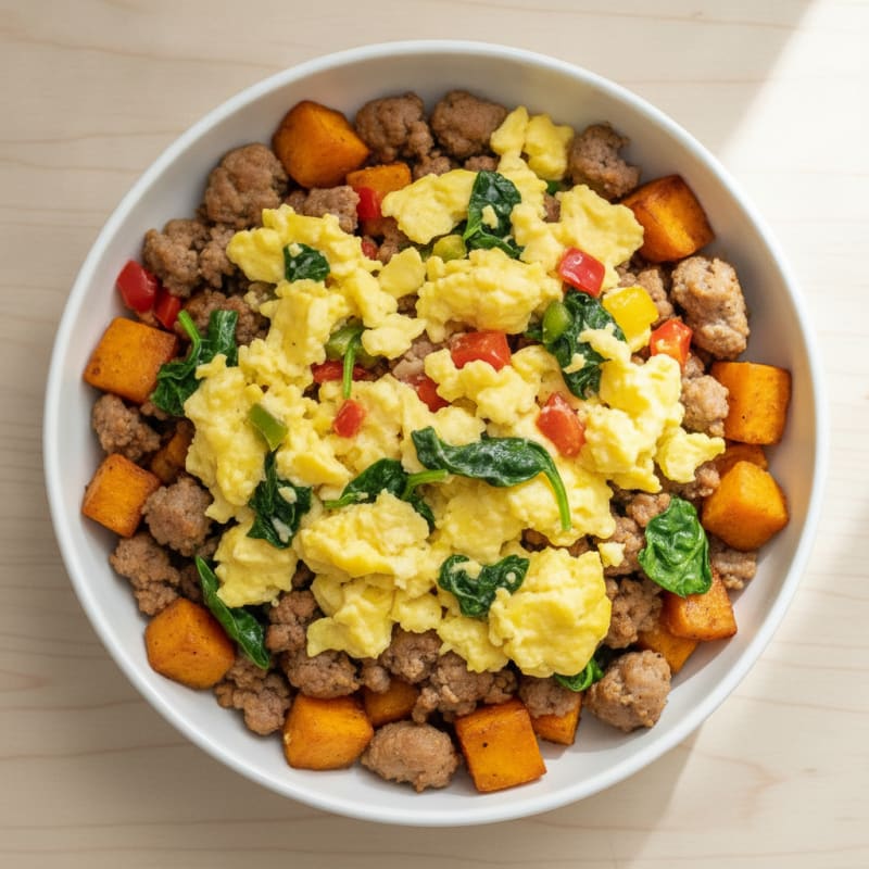 Savory Sausage and Egg Breakfast Bowl