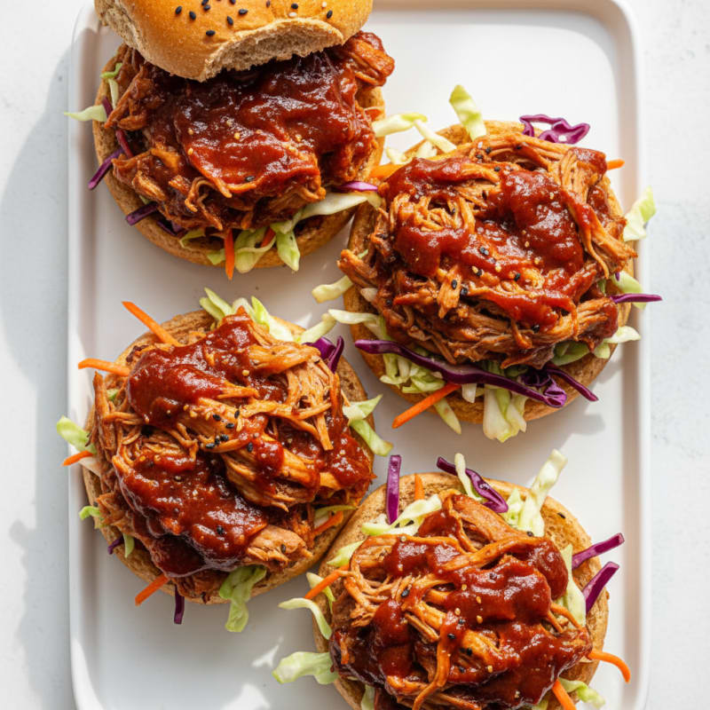 Smoky BBQ Pulled Pork Sliders