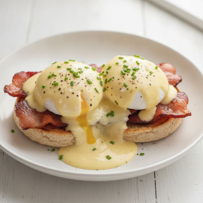 Classic Eggs Benedict with Hollandaise