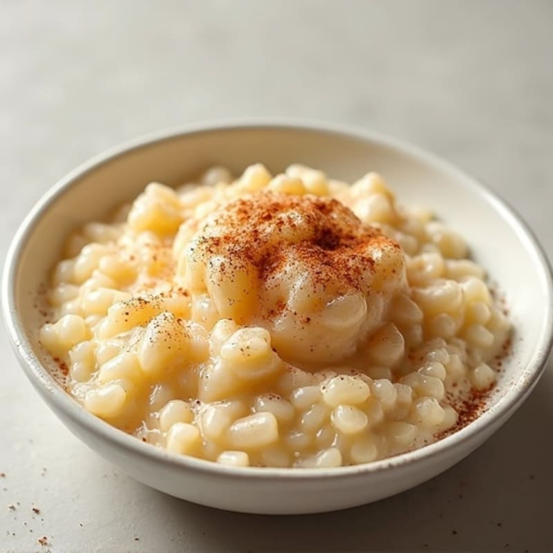 High-Protein Creamy Vanilla Rice Pudding