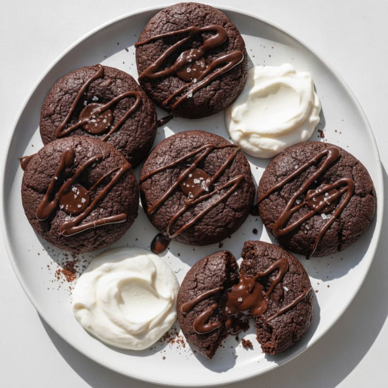 Fudgy Greek Yogurt Protein Cookies