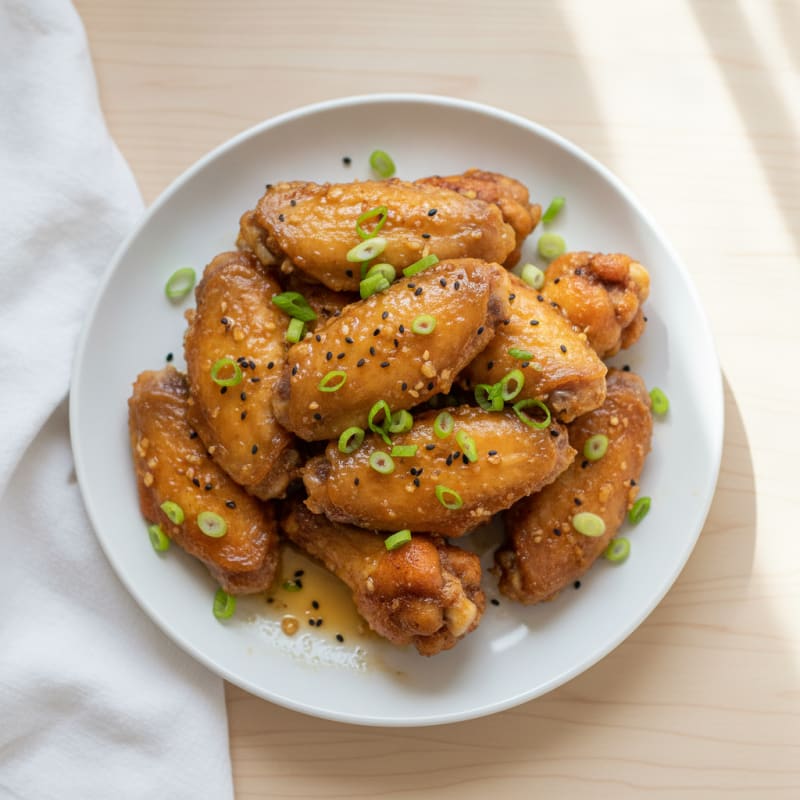 Honey-Garlic Glazed Chicken Wings
