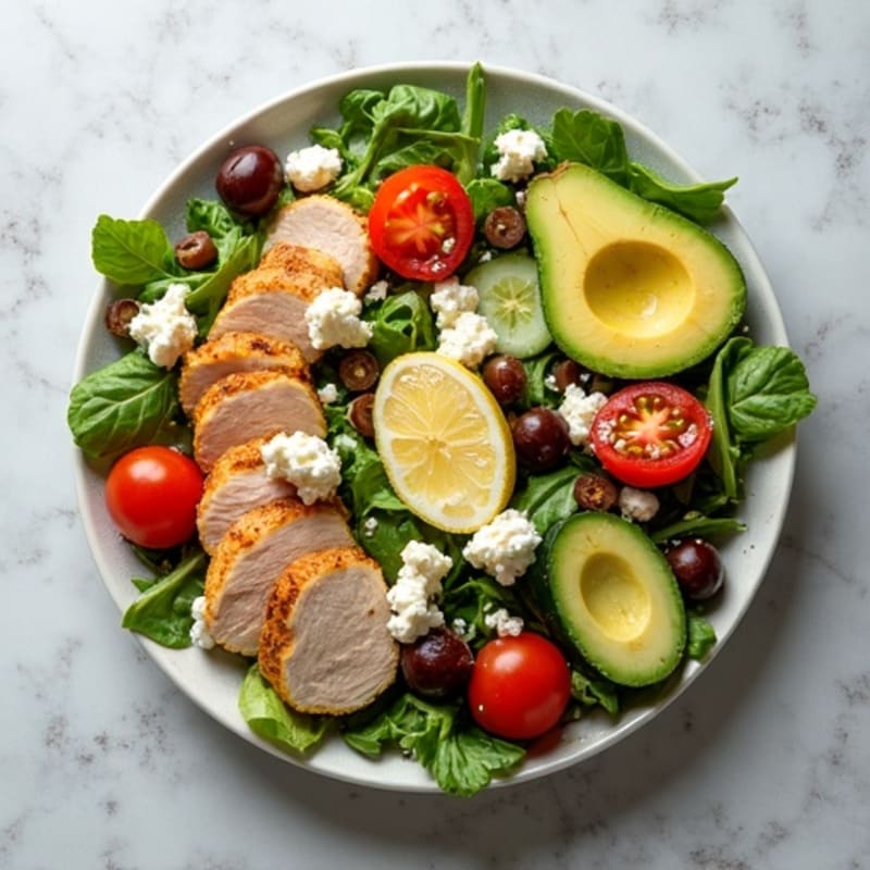 Chopped Italian Salad with Lean Turkey and Crispy Vegetables