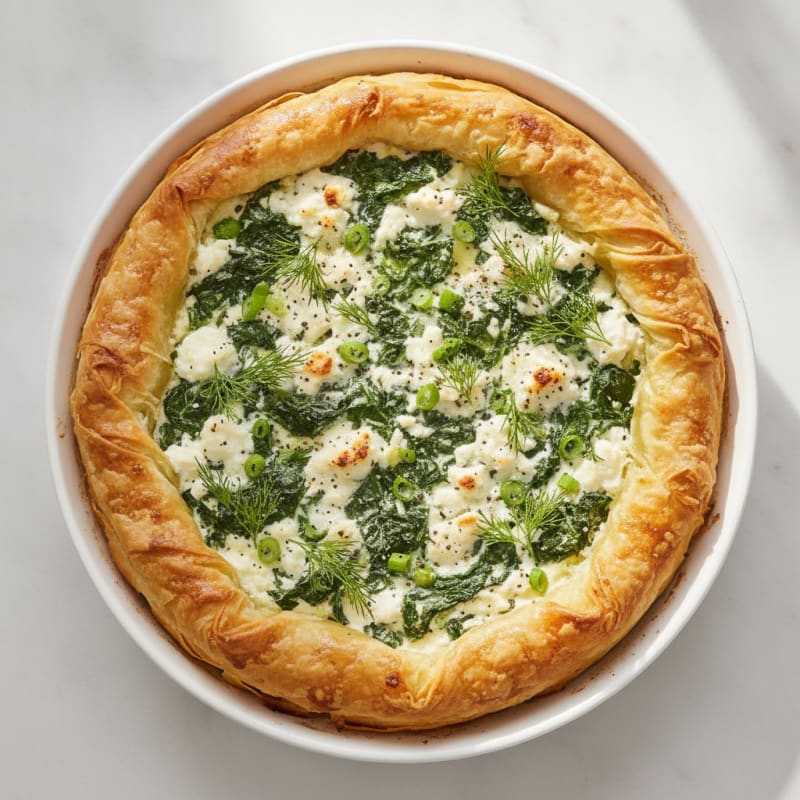 Spinach and Feta Phyllo Pie