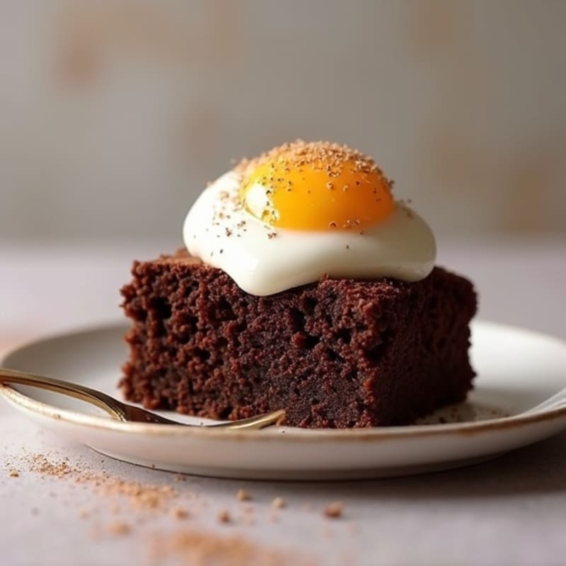 Molten Dark Chocolate Protein Cake