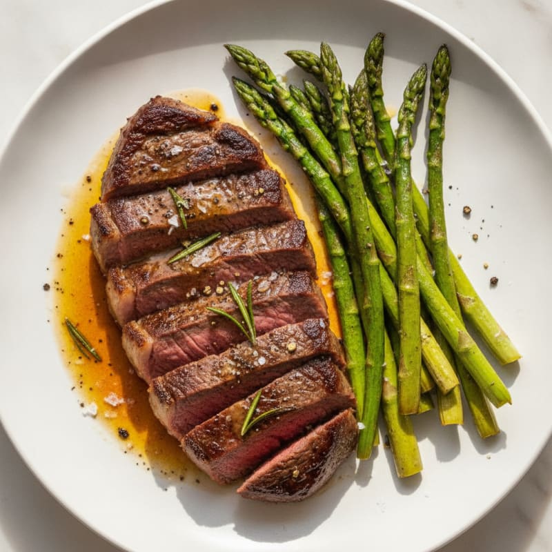 Pan-Seared Steak with Garlic Butter