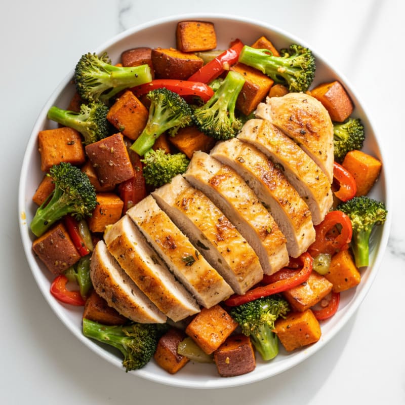 Sheet Pan Lemon Herb Chicken and Veggies