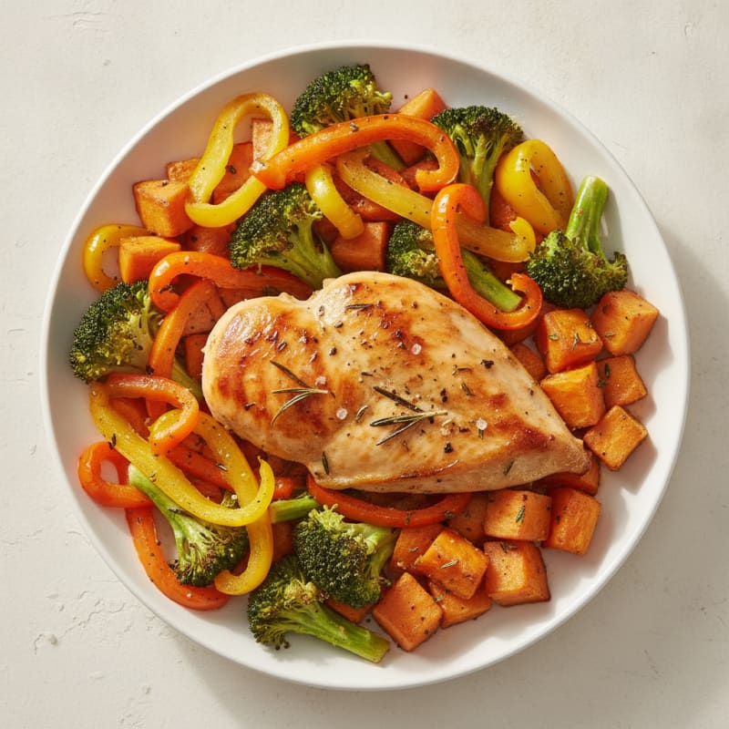 Lemon Herb Chicken with Roasted Vegetables