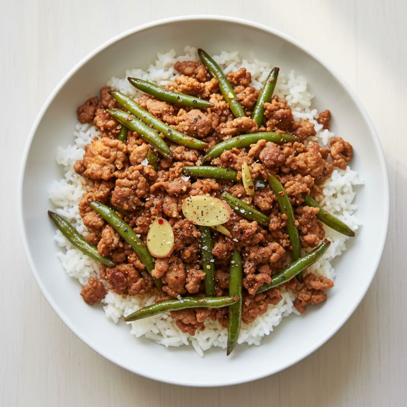 Savory Pork and Green Bean Stir-Fry