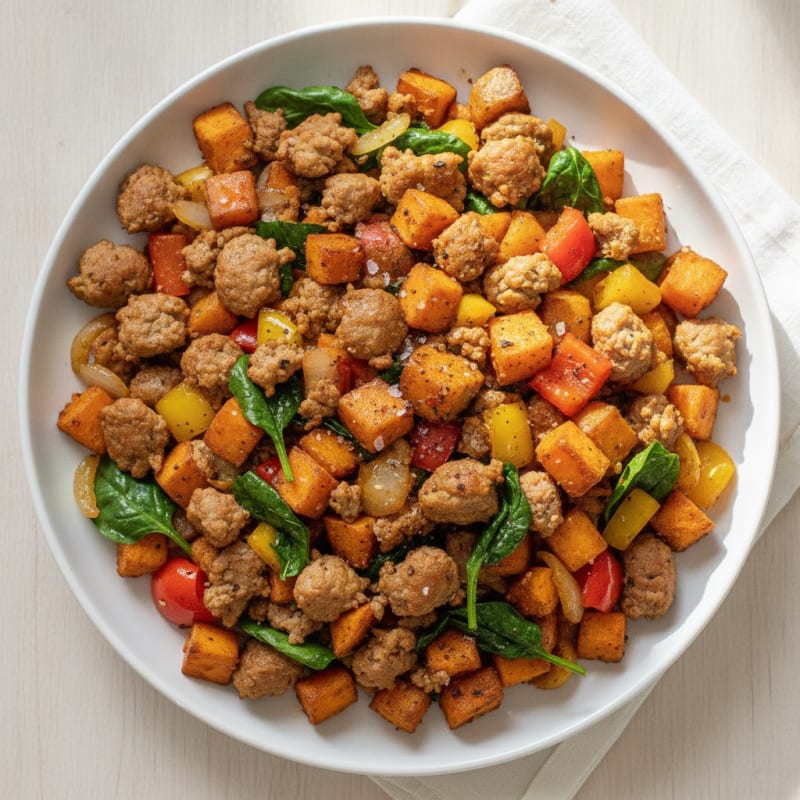 Savory Sausage and Vegetable Hash