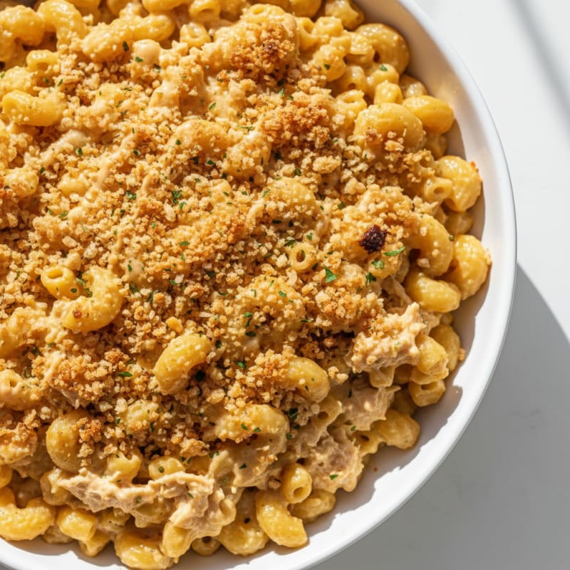 Baked Macaroni and Cheese with Toasted Breadcrumbs
