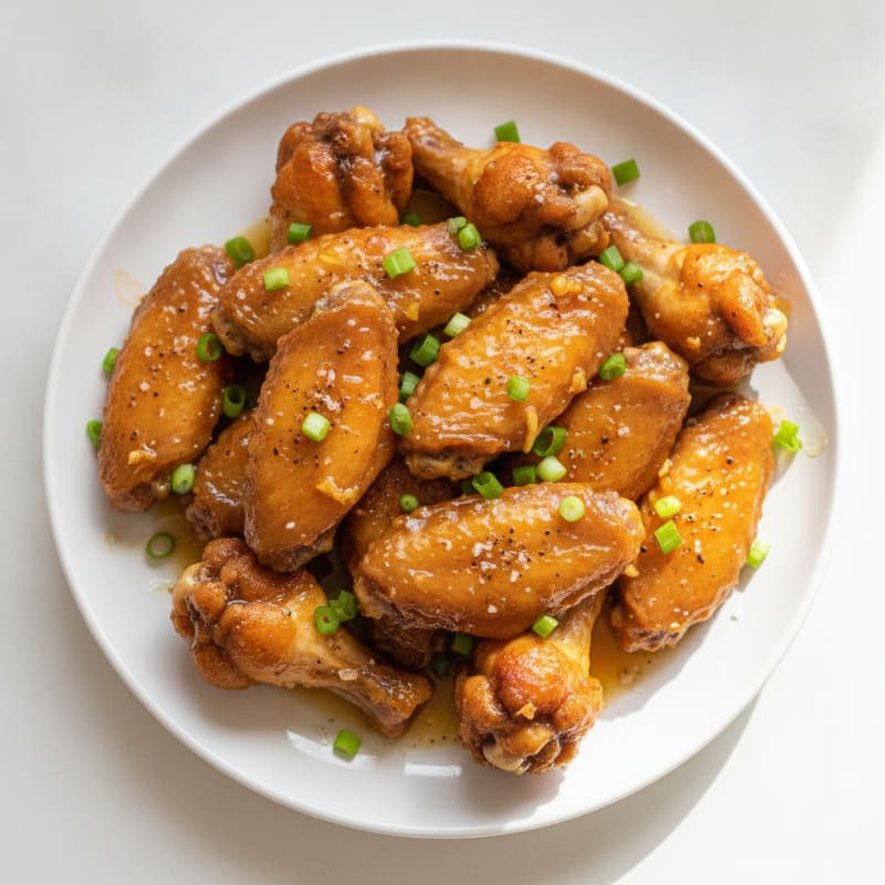 Honey-Garlic Glazed Chicken Wings