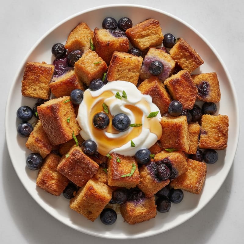 Blueberry French Toast Bake