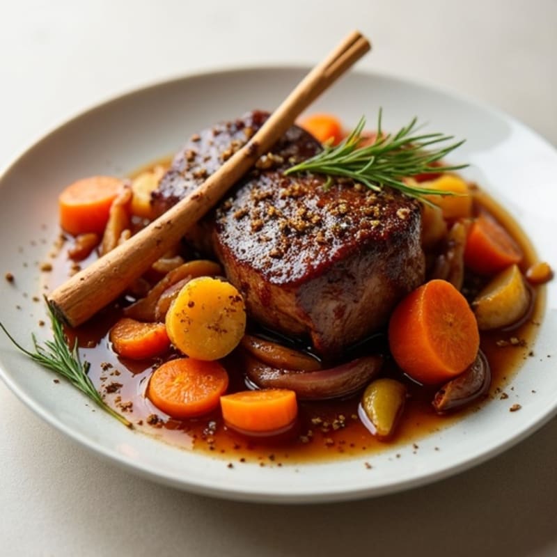 Slow-Cooked Spiced Lamb with Root Vegetables