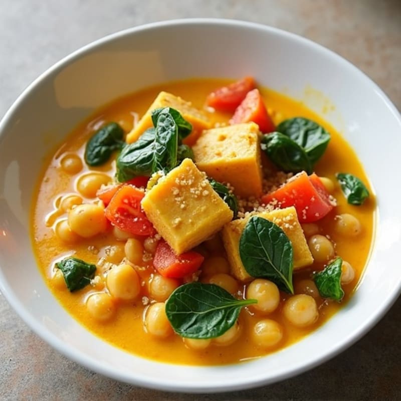 Creamy Coconut Chickpea Curry Stew