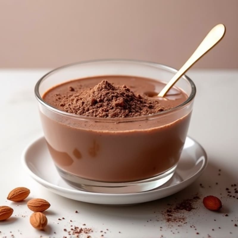 Silky Chocolate Protein Pudding with Greek Yogurt