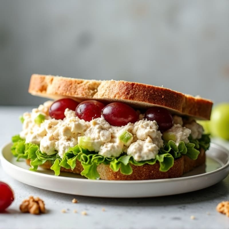 Creamy Greek Yogurt Chicken Salad Sandwich