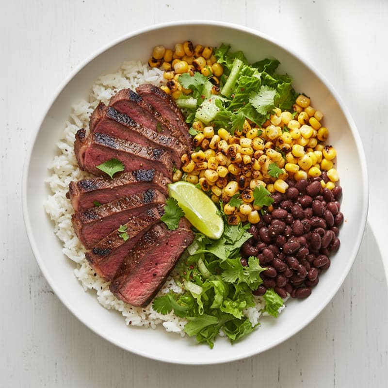 Grilled Steak and Corn Power Bowl