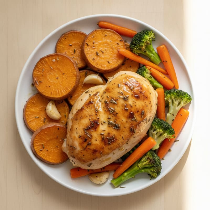 Garlic Herb Roasted Chicken