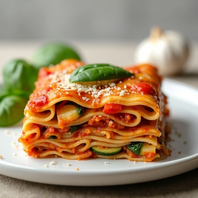 Hearty Baked Veggie Lasagna