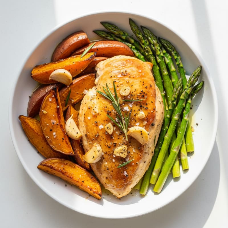 Garlic Herb Roasted Chicken