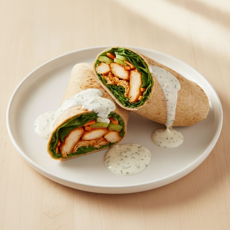 Buffalo Ranch Chicken Wrap