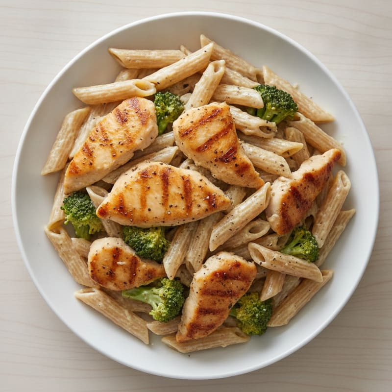 Garlic Parmesan Chicken Alfredo Pasta