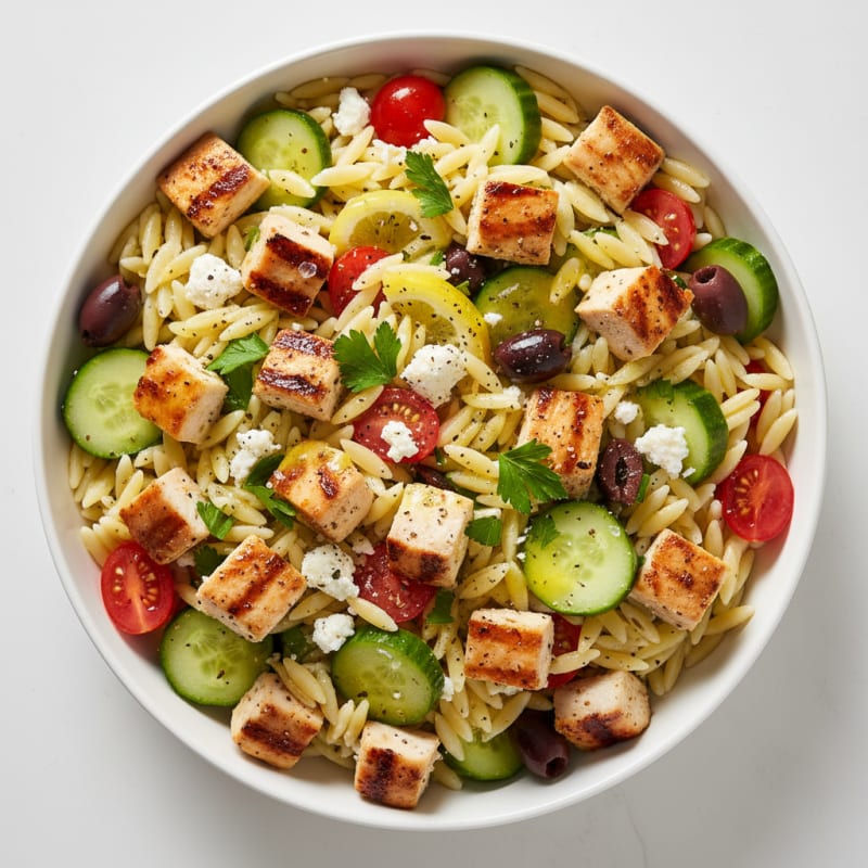 Mediterranean Orzo Pasta Salad