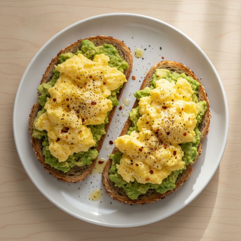 Avocado and Egg Breakfast Toast
