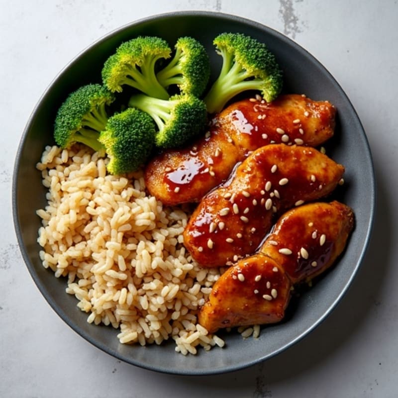 Sheet Pan Crispy Teriyaki Chicken and Roasted Broccoli