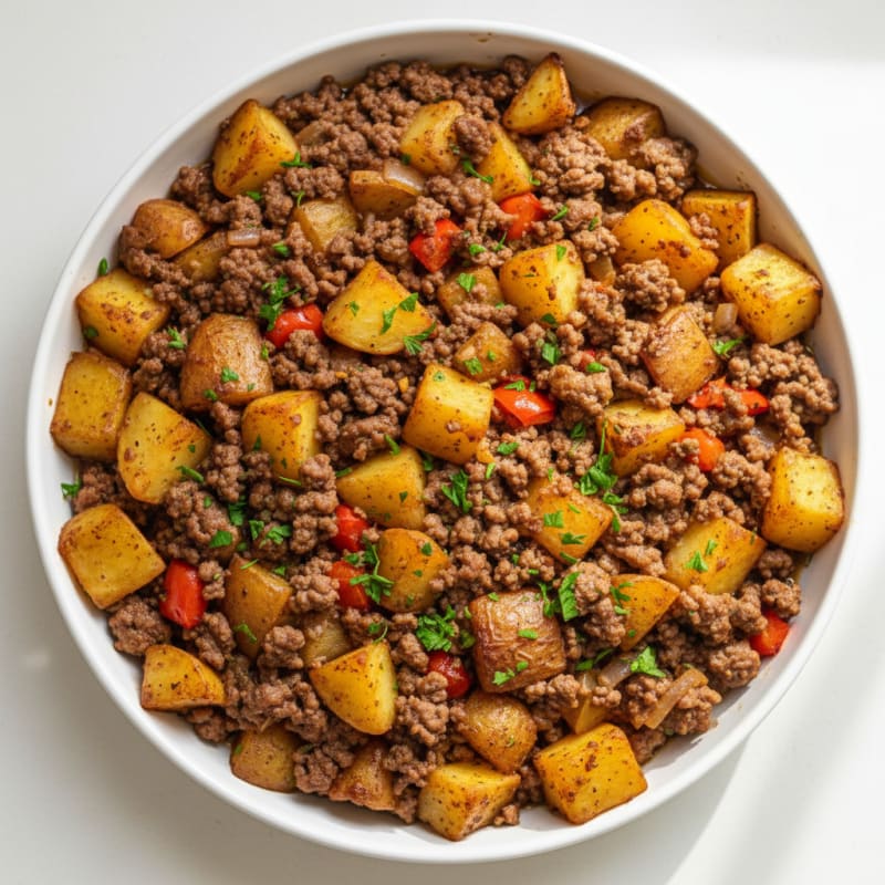 Smoky Beef Mince and Potato Bake