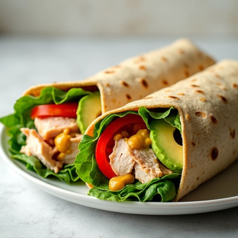 Lean Turkey and Creamy Avocado Wrap