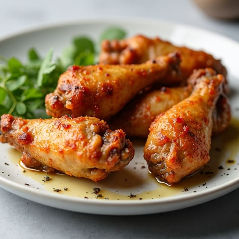 Crispy Baked Garlic-Herb Wings