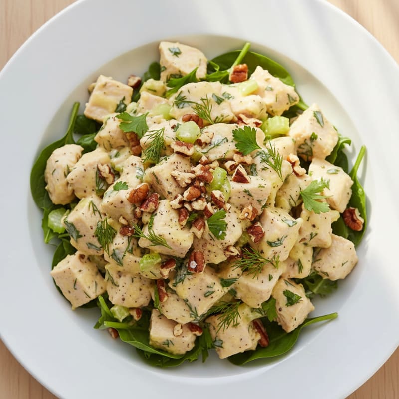 Lemon-Herb Chicken Salad with Toasted Pecans