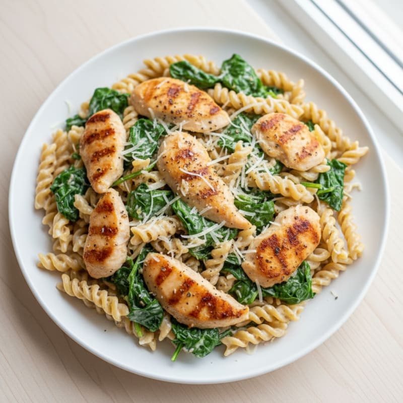 Creamy Garlic Parmesan Chicken Pasta
