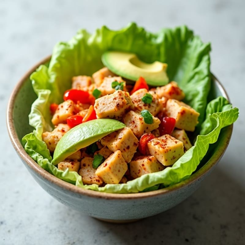 Fresh Spicy Tuna Lettuce Wraps
