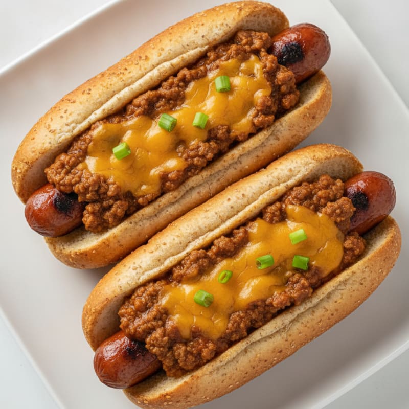 Classic Chili Cheese Hot Dogs