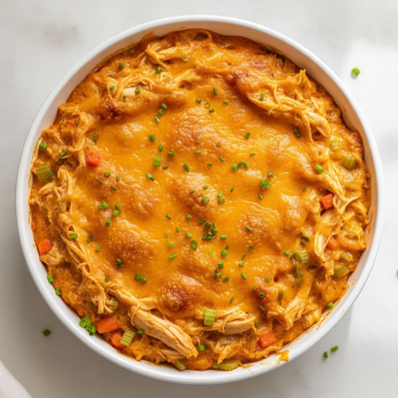 Buffalo Chicken Baked Dip