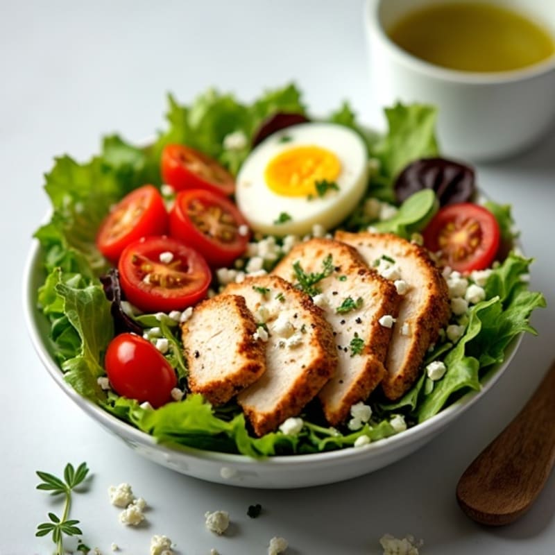 Chicken Cobb Salad with Fresh Garden Greens