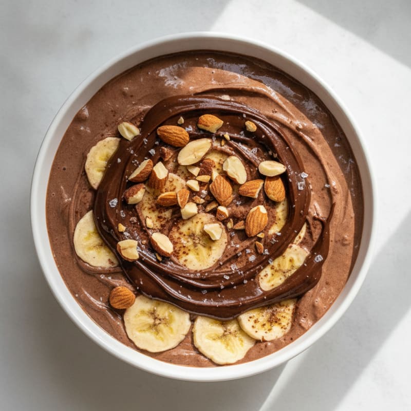 Chocolate Banana Protein Smoothie