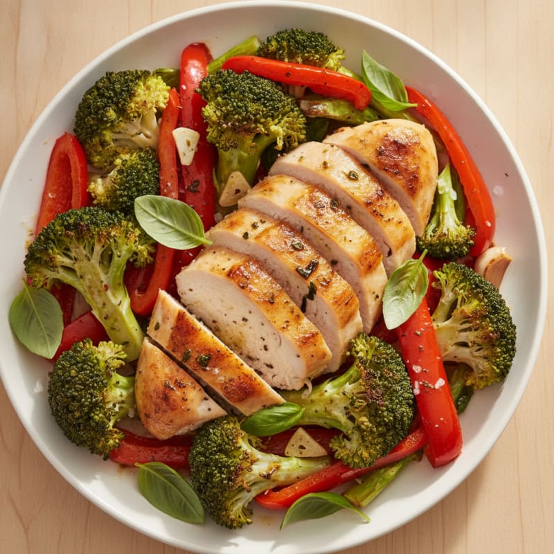Chicken and Roasted Vegetable Medley