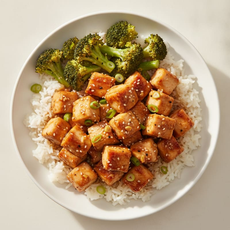 Teriyaki Chicken and Rice Bowl