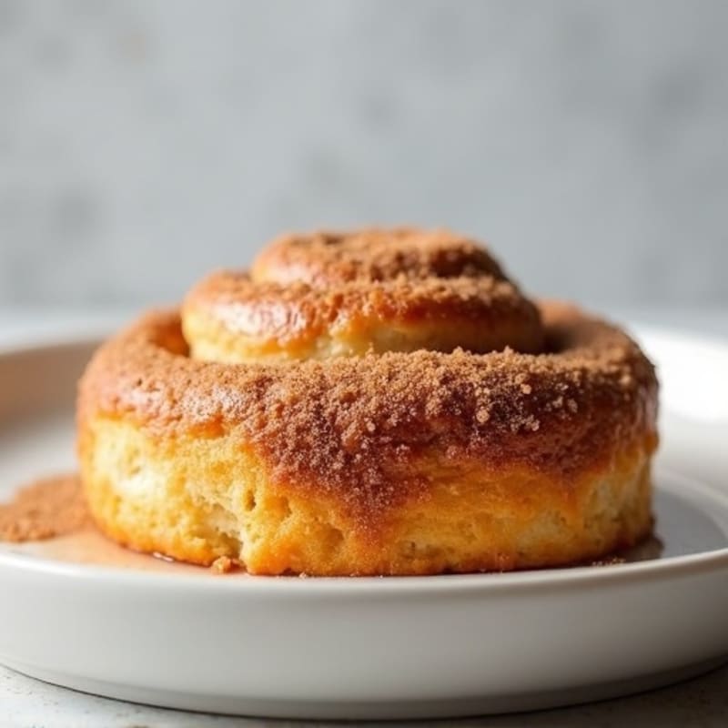 Protein-Packed Almond Flour Cinnamon Roll Breakfast