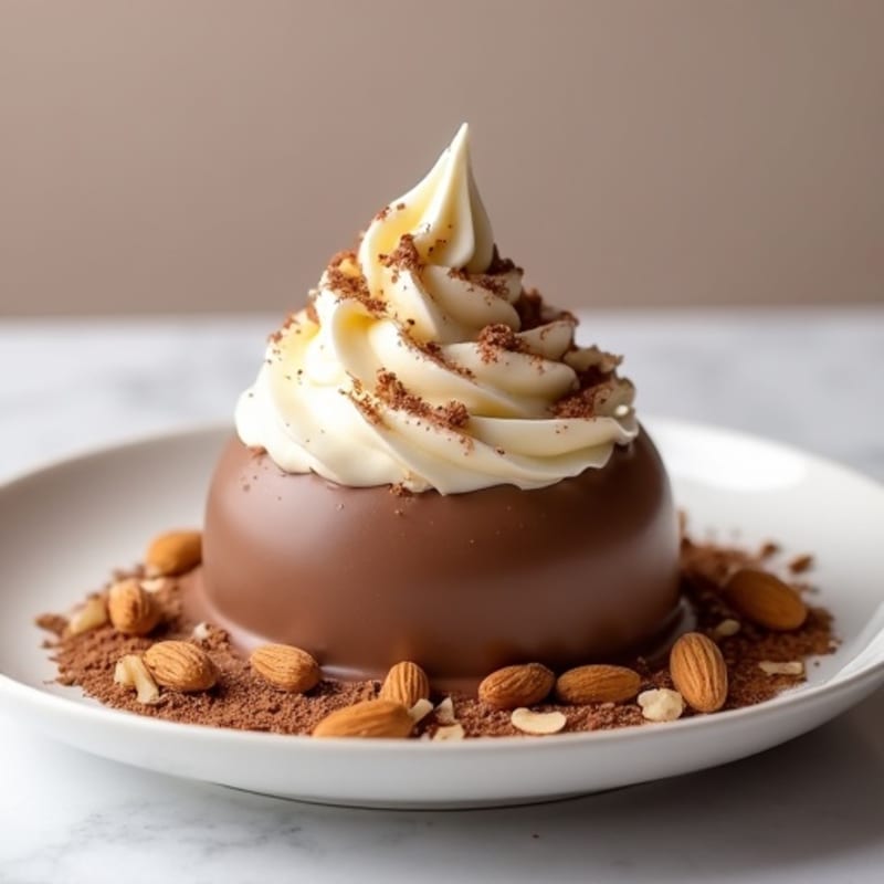 Silky Chocolate Protein Pudding with Almond Butter Swirl