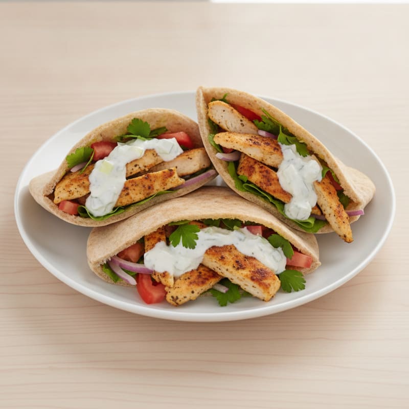 Chicken Shawarma Pita Wrap